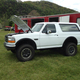Illustration for article titled This 400 HP Ford Bronco On A Raptor Frame Is A Work Of Mad Genius